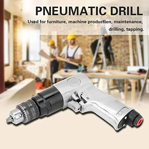 High Speed Pneumatic Air Drill Reversible 3 8 Inch 1700 RPM zrendora